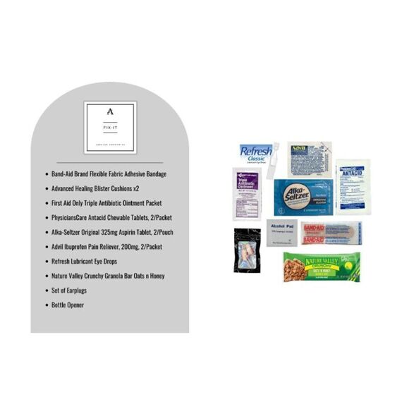 Personalized Groom Emergency Kit, Wedding Day Emergency Kit, Groomsman Gift, Gro - Picture 4 of 6